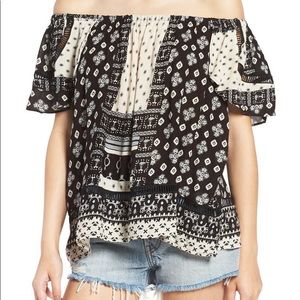 Elodie off the shoulder top